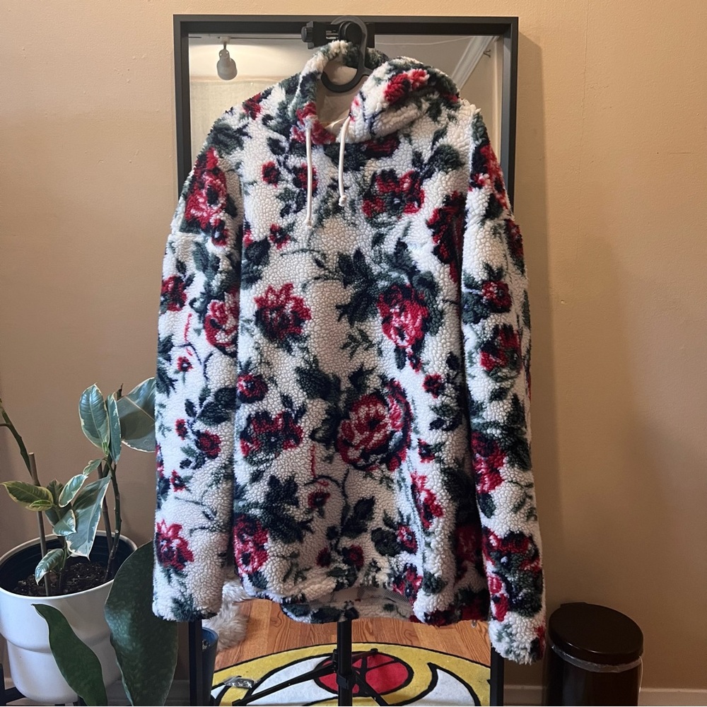 Kith Merrick Floral Sherpa Hoodie